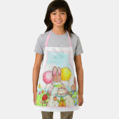 Tablier Apron de l'enfant lapin d'anniversaire (Insitu)