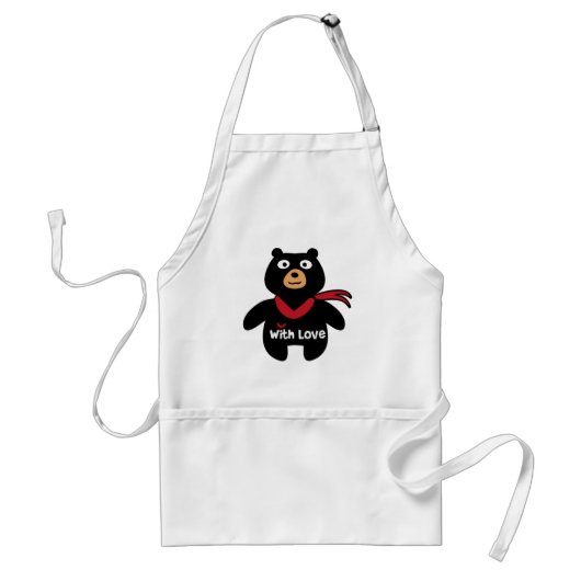 Tablier Apron de l'ours noir (Devant)