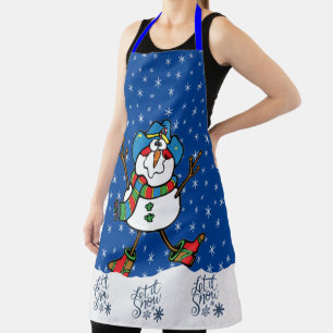 Tablier Apron de Noël du cowboy de l'Ouest