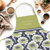Tablier Apron de nom floral rétro