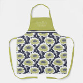Tablier Apron de nom floral rétro (Recto)