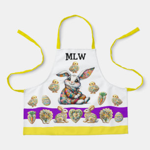 Tablier Apron de Pâques de l'enfant adorable