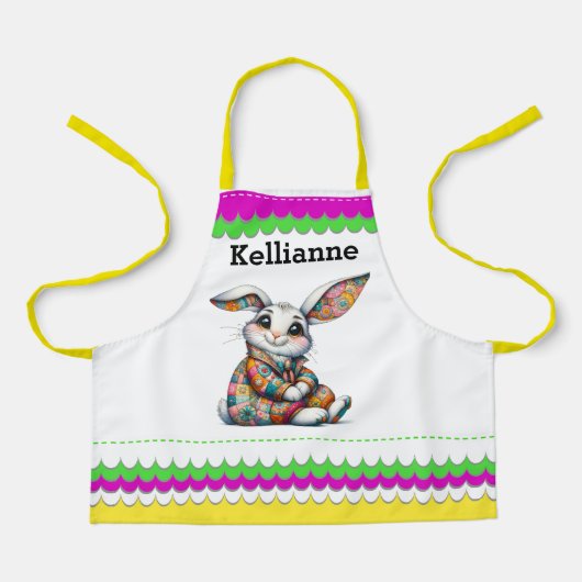 Tablier Apron de Pâques de l'enfant adorable (Recto)