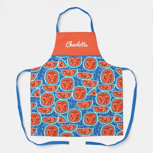 Tablier Apron de pastèque aux fruits d'été (Recto)