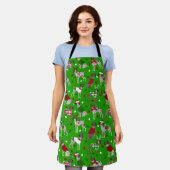 Tablier Apron de pointre allemand de Noël (Porté)