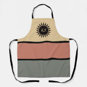 Tablier Apron de style sud-ouest avec soleil de mosaïque n (Recto)