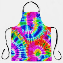 Apron de teinture arc-en-ciel