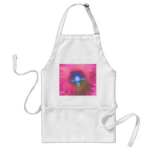 Tablier Apron de velours rose Hollyhock