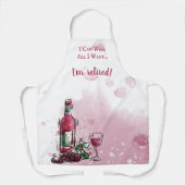 Tablier Apron de vin (Recto)