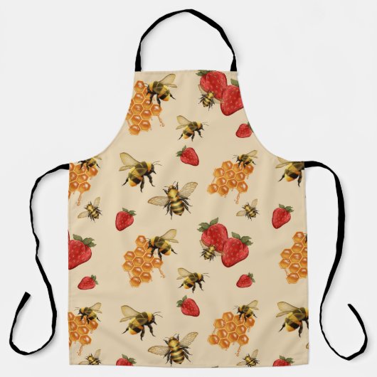 Tablier Apron des abeilles et des baies (lg) (Recto)