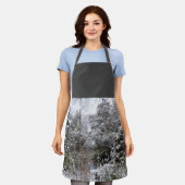 Tablier Apron des arbres neigeux (Porté)
