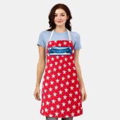 Tablier Apron des étoiles patriotiques (Porté)