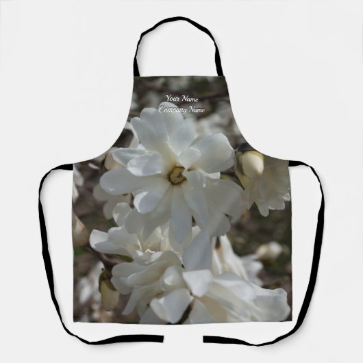Tablier Apron des fleurs de la star Magnolia (Recto)