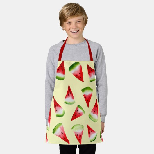 Tablier Apron des fruits de pastèque (Porté)