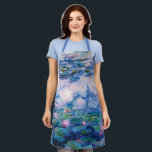 Tablier Apron des nappes d'eau de Monet<br><div class="desc">L’Eau de Monet. 
Visitez mon magasin pour un design plus intéressant et plus de choix de couleurs => zazzle.com/iwheels*</div>