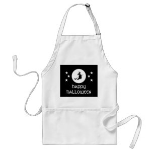 Tablier Apron d'Halloween, Noir