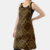 Tablier Apron d'impression intégral des icônes Thanksgivin (Insitu)