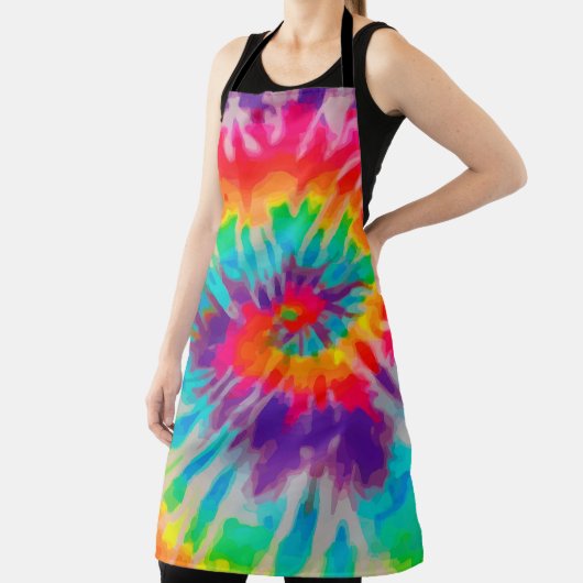 Tablier Apron d'impression recto verso Tye-Dye-3 (Insitu)
