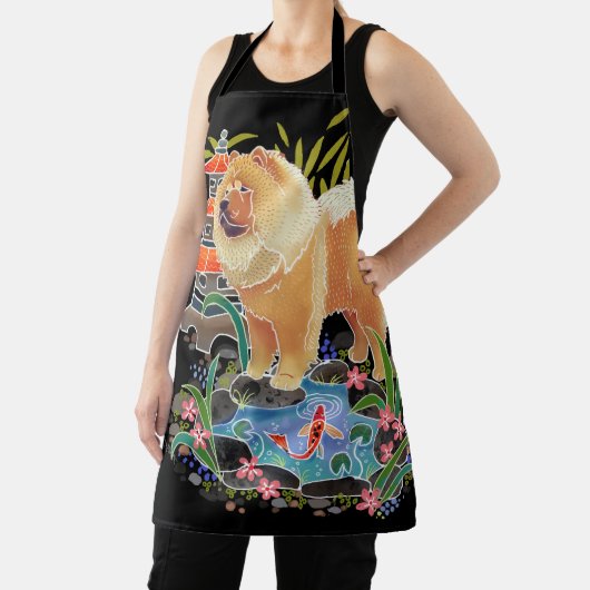 Tablier Apron d'impression TOUT-EN-DESSUS SONGMAO Chow (Insitu)