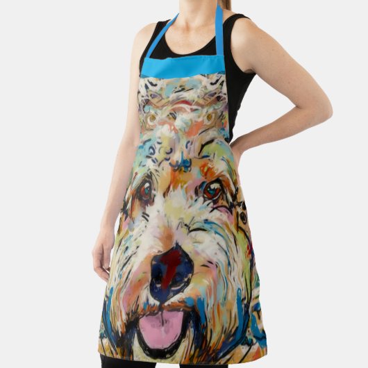 Tablier Apron - Doodle Chien Design (Insitu)