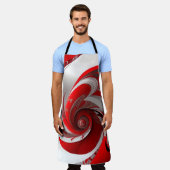 Tablier Apron/Écran rouge/LRG/Tout-En-Dessus (Porté)