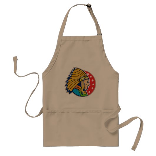 Tablier Apron en chef indien (Devant)