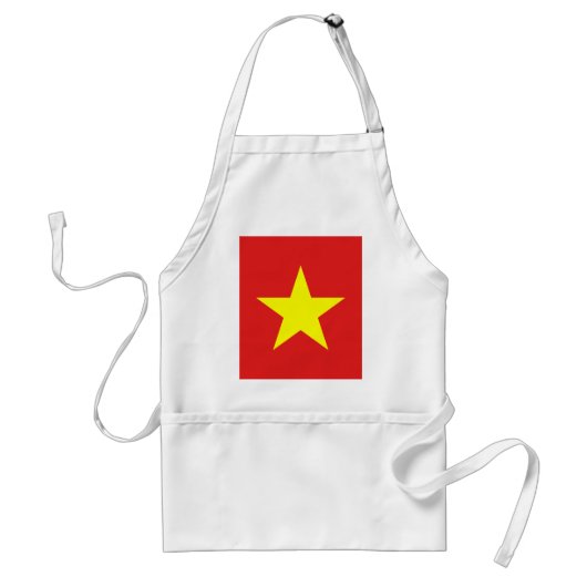 Tablier Apron étoile du drapeau du Vietnam (Devant)