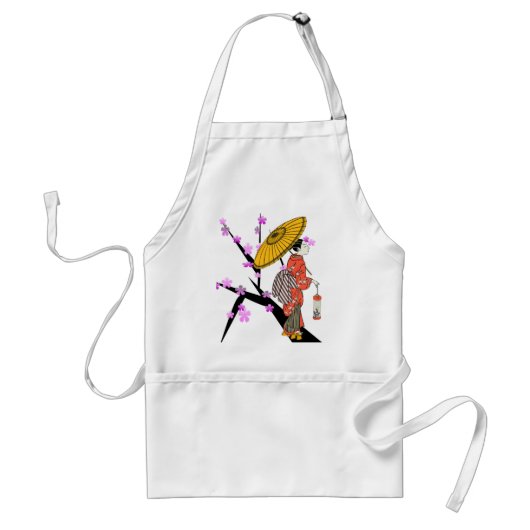 Tablier Apron femme asiatique (Devant)