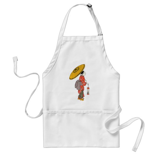 Tablier Apron femme asiatique (Devant)