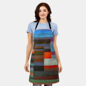 Tablier APRON - "Fire in the Evening" - Paul Klee (Porté)