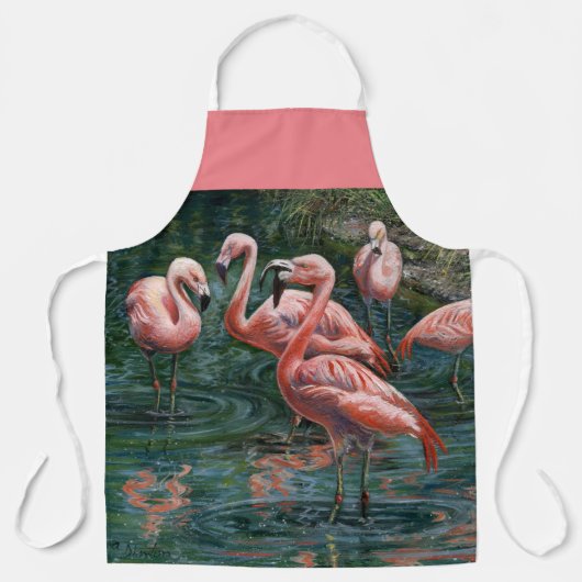 Tablier Apron "Flamboyance" (Recto)