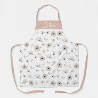 Tablier Apron Floral Boho moderne personnalisé