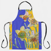 Tablier Apron floral de la marine de la Daffodil (Recto)