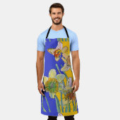 Tablier Apron floral de la marine de la Daffodil (Porté)
