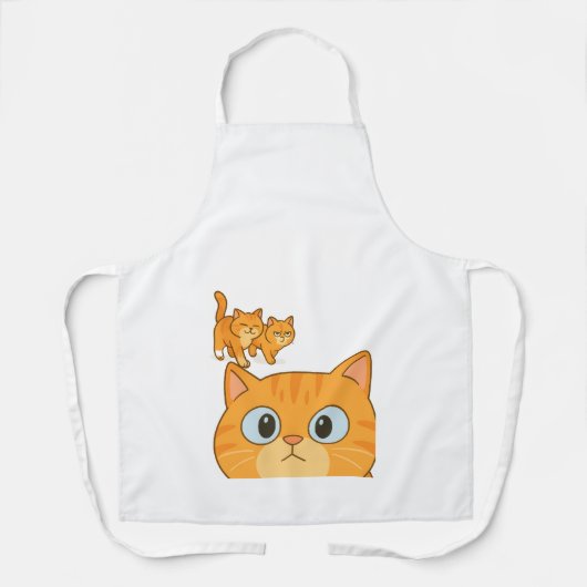 Tablier Apron for Cat lovers (Recto)
