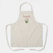 Tablier Apron for Women with Daisies (Recto)