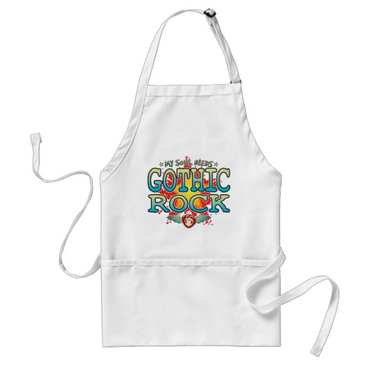 Tablier Apron gothique Rock Soul (Devant)