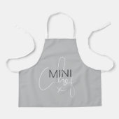 Tablier Apron Gris Mini Chef (Recto)