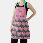 Tablier Apron Grise Italien, Cadeau Iggy, Apron Chien (Insitu)