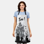 Tablier Apron : HALLOWEEN Home #1 (Porté)