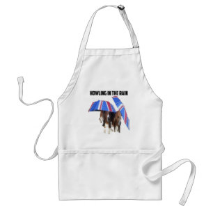 Tablier Apron hurlant Dans La Pluie