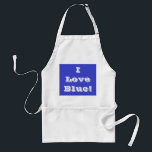 Tablier Apron I Love Blue<br><div class="desc">Apron I Love Blue</div>