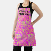 Tablier Apron jaune rose psychédélique de puissance de la (Insitu)