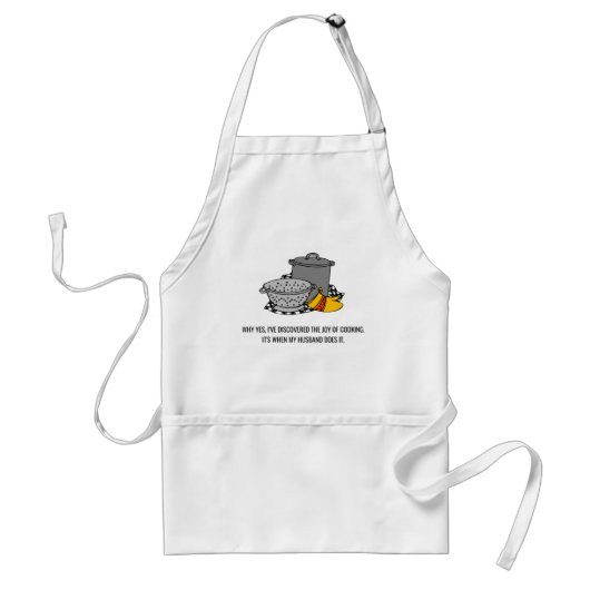 Tablier Apron - Joie de la Cuisine. . .. quand le mari le (Devant)
