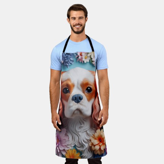 Tablier Apron - Le roi Charles Spaniel (Porté)