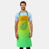 Tablier Apron "Les Cuisiniers Végétaux Sont Plantastiques" (Porté)