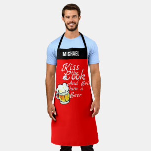 Tablier Apron Lover Bière - Drôle cadeau Chef pour Homme