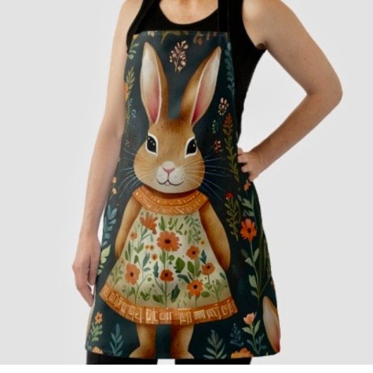 Tablier Apron magique Bunny Springtime