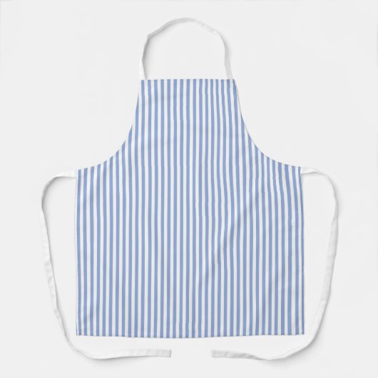 Tablier Apron Medium (66 x 76,2 cm) - Blue Stripe Pattern (Recto)