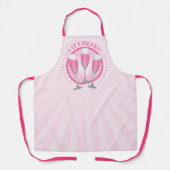 Tablier Apron Mimosa Champagne Rose (Recto)